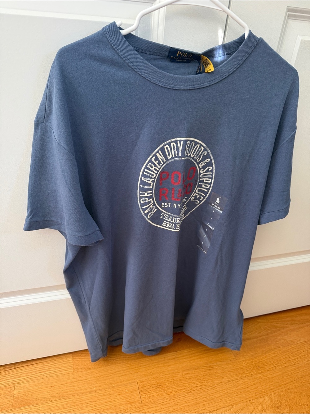Polo by Ralph Lauren Blue Short-Sleeve Graphic Crewneck Tee